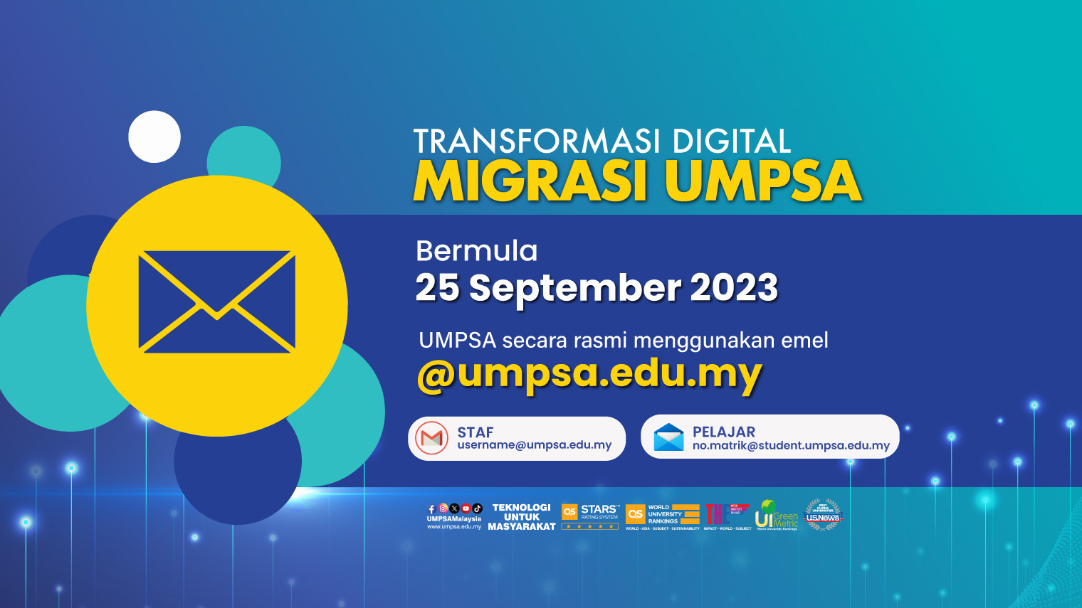 emel rasmi UMPSA